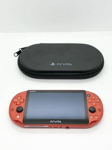 【美品】playstation vita PCH-2000 メタリックレッド