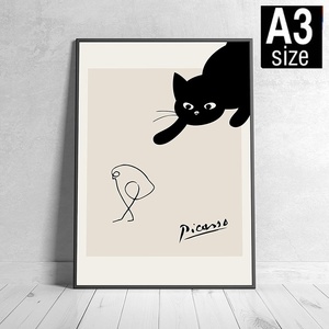 ピカソ/PICASSO キャンバスアートポスター オリジナルアート A3サイズ PN