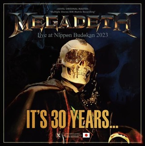 Megadeth「Its 30 Years」2023/2/27日本武道館公演　IEMマトリクス　極上音質　2CD+DVD