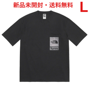 〇新品 Supreme The North Face Printed Pocket Tee Black L シュプリーム ノース フェイス Tシャツ ブラック 黒 L boxlogoボックスロゴTNF