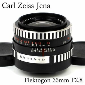 ◆Carl Zeiss Jena DDR Flektogon◆ 35mm F2.8 カールツァイス イエナ フレクトゴン ◎M42 ドイツ ◎オールドレンズ 単焦点 ゼブラ
