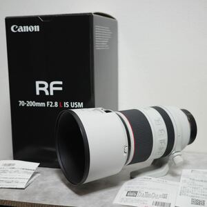 【5年保証期間内】Canon RF 70-200mm F2.8 L IS USM ET-83F（W3） カメラレンズ 望遠 ズーム RFマウント ポーチ付 元箱付き ナナニッパ