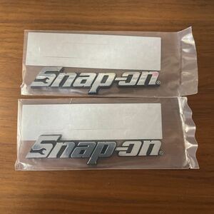2枚 スナップオン snap-on エンブレム (両面テープ ビスドメ可能)おてがる配送無料匿名