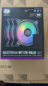 Cooler Master MasterFan MF120 Halo PCケースファン 120mm RGB搭載 3個パック MFL-B2DN-183PA-R1 FN1417