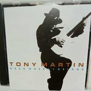 TONY MARTIN「BACK WHERE I BELONG」　BLACK SABBATH