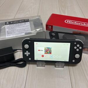 Nintendo Switch Lite ニンテンドースイッチライト　グレー　初期化済み