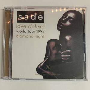 Sade / Diamond Night - Love Deluxe world tour 1993 2CD empress valley 30年前のあの感動が再び！本当に洗練されたお洒落なサウンド！