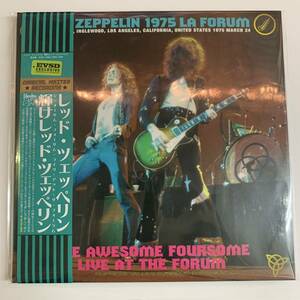 LED ZEPPELIN / THE AWESOME FOURSOME LIVE AT THE FORUM 3CD 7inch Large Cover 限定特価！