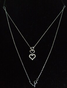 mexico　14K ハートネックレス