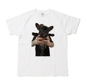 パグ dog タトゥー 犬 Tシャツ　デザイン 新品　送料込　男女兼用　ユニセックス　サイズ豊富SからXXL選べる