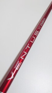 ★美品★ テーラースリーブ付き ベンタスレッド VENTUS RED 5S 1W用 シャフト US仕様