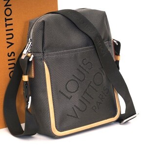 【極美品】ルイヴィトン Louis Vuitton ダミエ ジェアン シタダン NM 茶 テール ショルダーバッグ 斜めかけ 定価約12万 A0401