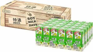  キッコーマン 特濃調製豆乳 SOYMILK DAYS 200ml ×30本【特定保健用食品】