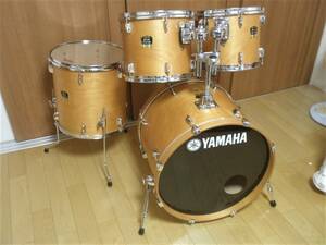 YAMAHA Stage Custom ヤマハ ドラムセット 4点シェル 22インチ 激シブのナチュラル・オイルフィニッシュ・カラー