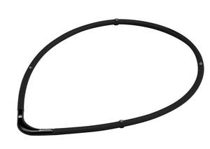 ファイテン(phiten) ネックレス RAKUWA 磁気チタンネックレスS-|| ブラック×ブラック 55cm A86