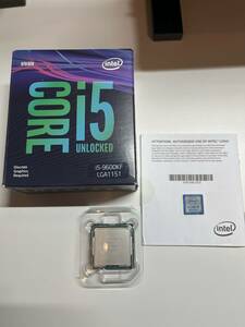 Intel Core i5 9600KF CPU CoffeeLake Refresh　LGA1151 動作確認済　送料込み