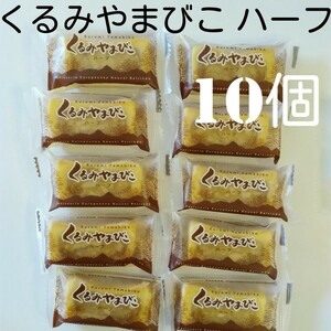 【10個】信州銘菓ヌーベル梅林堂 くるみやまびこ ハーフサイズ 
