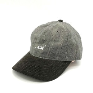 キス CAP キャップ 帽子 ロゴ ベースボール コットン ストリート メンズ フリー グレー KITH 服飾小物 B1685◆