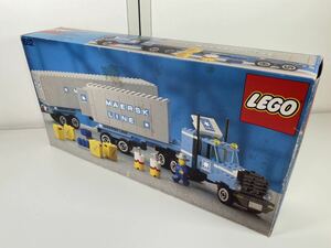 P20230208-3 【ラスト1個】希少レア 未使用 箱のみ開封　LEGO レゴ 1552 MAERSK LINE 1985年発売 マースクライン トレーラー トラック