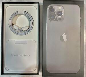 空箱　!!!Apple iPhone 13 Pro Max Graphite 256GB ケーブル未使用!!!