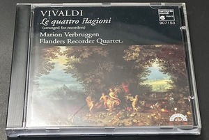 CD　アントニオヴィヴァルディ　四季　Vivaldi: Le quattro stagioni / Verbruggen, Flanders Recorder フランダース・リコーダー四重奏団