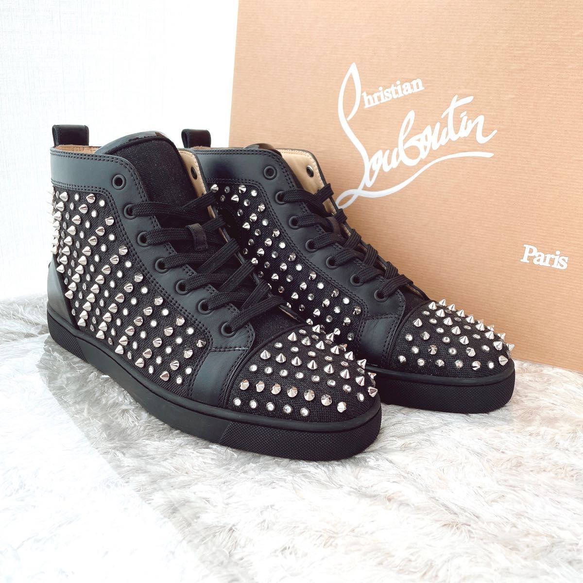 クリスチャンルブタン Christian Louboutin スタッズ ローファー