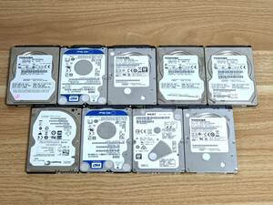 ハードディスク 2.5 SerialATA HDD 320GB×4 500GB×3 640GB×2 状態正常 9台セット 管54