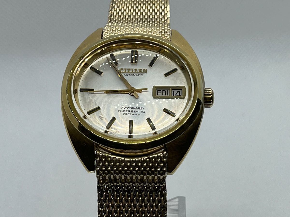 CITIZEN シチズン レオパール LEOPARD - 稼働 スーパービート 自動巻き 