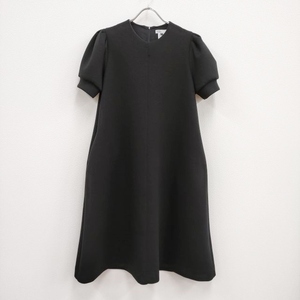 DOUBLE STANDARD CLOTHING パフスリーブワンピース 定価31900円 ワンピース ブラック ダブルスタンダードクロージング 3-0320M 213181