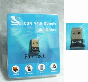 ●送料無料 CSR V4.0 Dongle USB bluetooth ブルートゥース アダプタ ドングル ノートパソコン その他 汎用品 新品