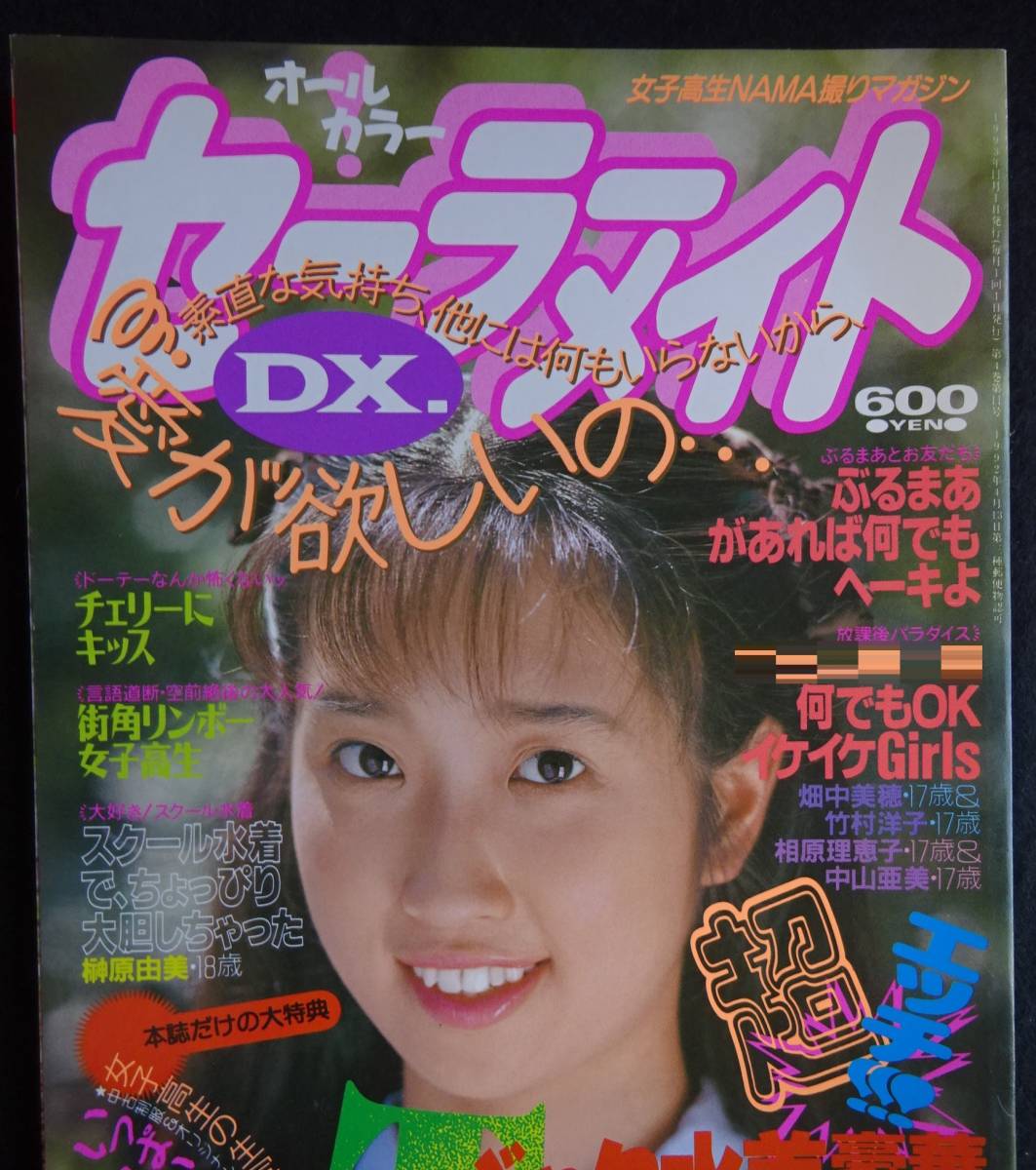 CHERRYピンク 1993年10月 セーラーメイトDX10月号増刊 真田美伽 小嶋 