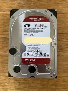 動作確認済み　Western Digital HDD SATA RED 4.0TB-3