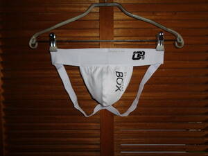 d058　直輸入 ORLVS　BOX mens Underwear コットンスポーツジョックストラップ　　M　　ホワイト