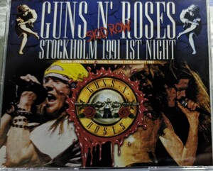ガンズ・アンド・ローゼズ&スキッド・ロウ 1991年 3CD ストックホルム Guns N Roses Skid Row Live At Stockholm,Sweden
