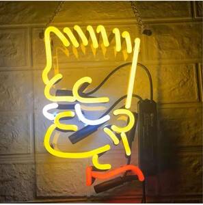 ネオンサイン 『ザ・シンプソンズ』ライト NEON SIGN LIGHT ネオン管 室内装飾 壁掛け 飾り品 寝室 部屋 オリジナル　ネオンライト 看板 