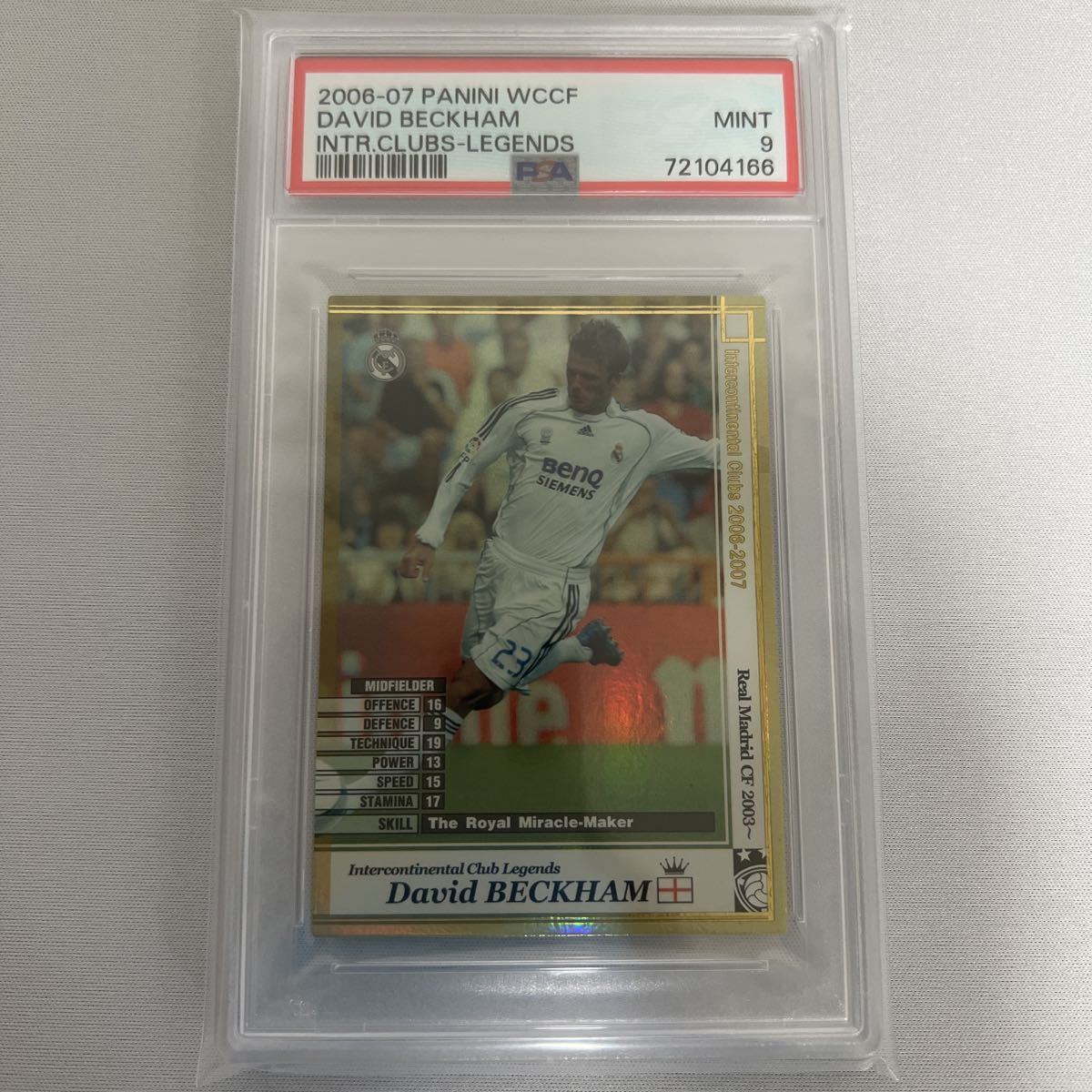 2006-07 panini WCCF Cristiano Ronaldo PSA 9 MINT クリスティアーノ