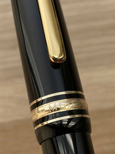 超美品 モンブラン ル・グラン 161 ドイツ製 マイスターシュテュック　ブラックx ゴールド　ドイツ製　 ボールペン 