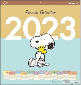 スヌーピー スクエア カレンダー 2023年　壁掛け