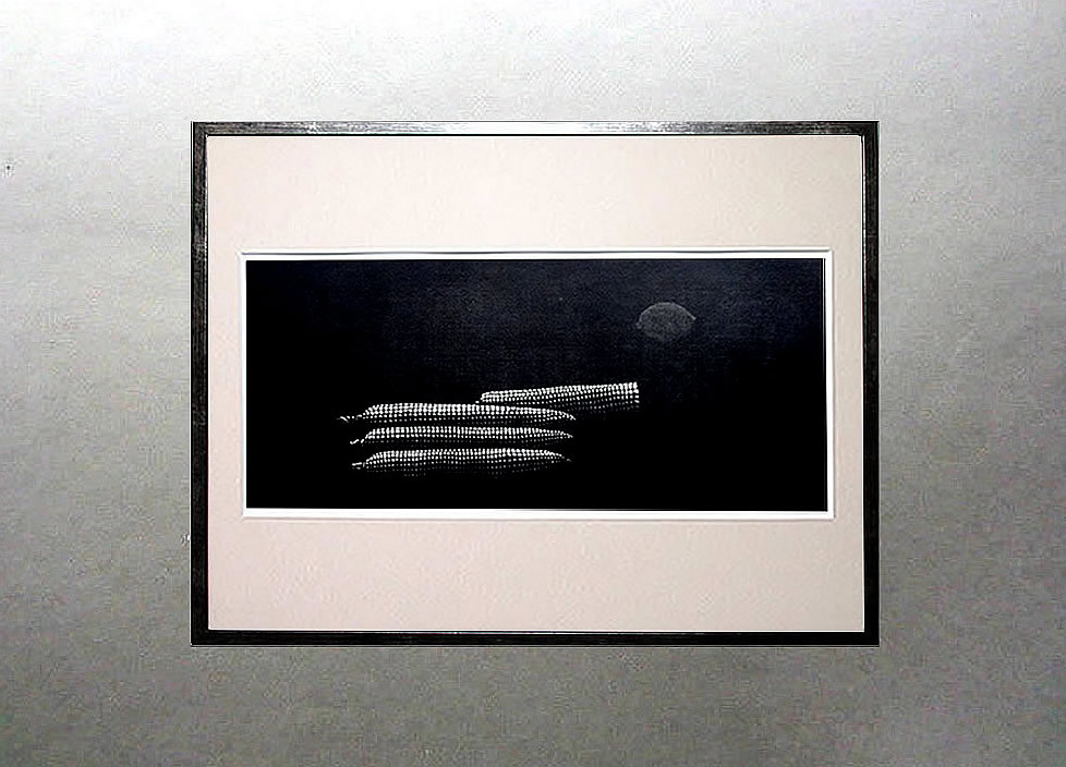 □ 浜口陽三 □ 「Nature morte aux pinceaux」銅版画 限定画集より