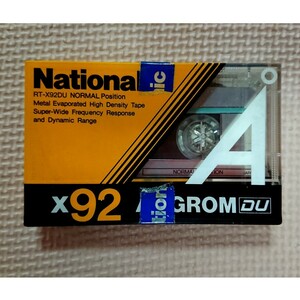 未開封 National ナショナル カセットテープ　RT-X92DU　Aオングローム 