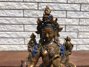 グリーンターラ菩薩　仏像　チベット仏教