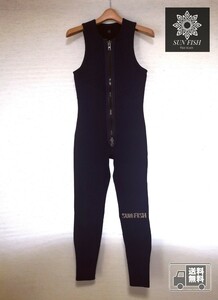 【新品未使用級】ウェットスーツ　ロングジョン　レディース　Mサイズ　3mm　SUN Fish Wet Suits 