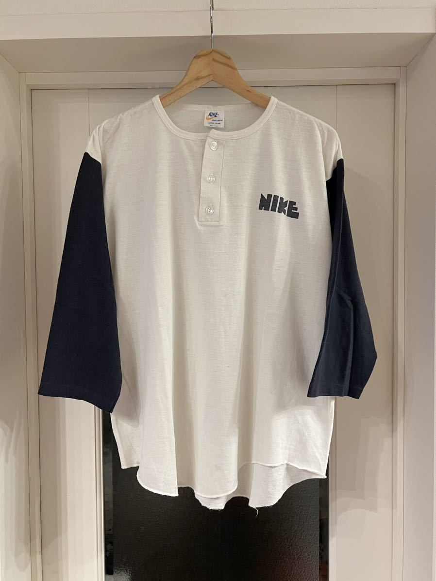 実寸XL 70sゴツナイキ ベースボールTシャツ② USA製 オレンジタグ