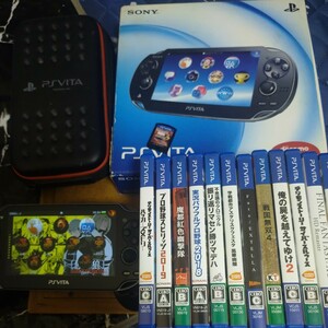 PS Vita PCH-1000有機EL メモリーカードつき　ゲームソフト14本セット