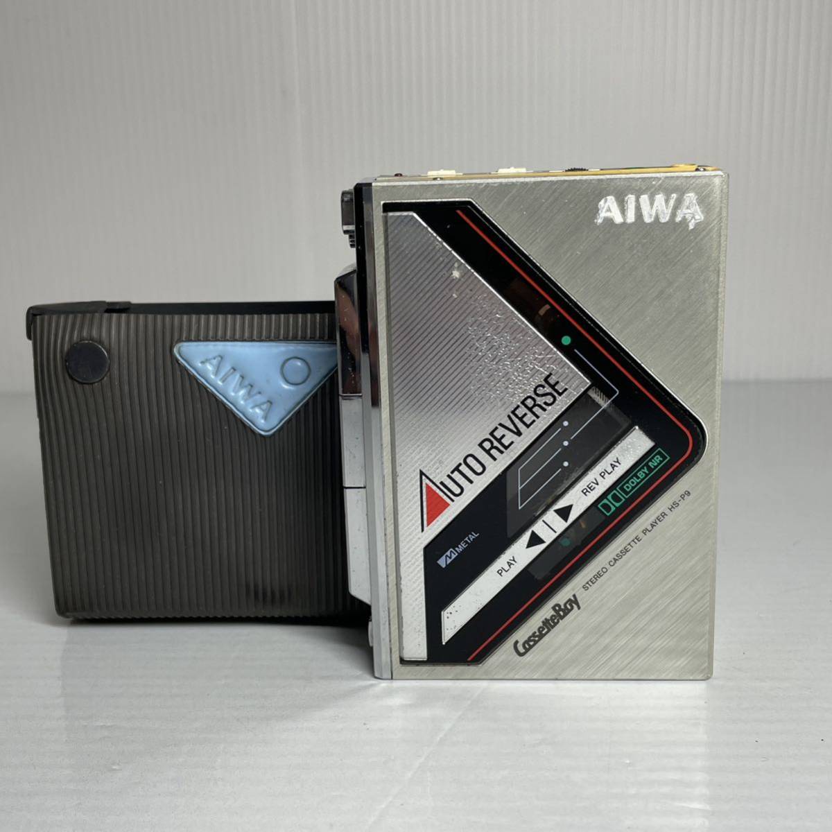 AIWA アイワ カセットプレーヤー カセットウォークマンHS-P9☆ケース