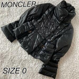 人気☆MONCLER ダウンジャケット ブラック　サイズ0 イタリア製