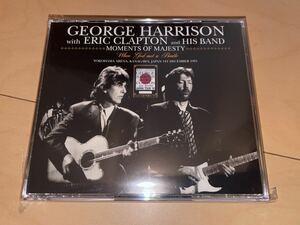 GEORGE HARRISON WITH ERIC CLAPTON AND HIS BAND MOMENTS OF MAJESTY 新品　ジョージハリスン　ビートルズ　beatles エリッククラプトン
