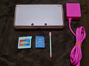 3DS 本体 充電器 タッチペン SDカード マリオ＆ソニック