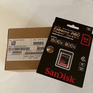 SanDisk CF expressカード64G 5枚