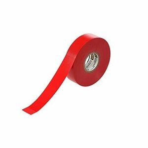 【タイムセール】 スコッチ 19ｍｍX0．18ｍｍX20ｍ Nｏ．35 赤色 電気絶縁 ハーネステープ 3M